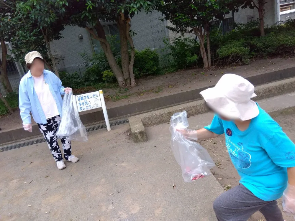 市のクリーンデイに参加しました（ジョイホーム五香）_2