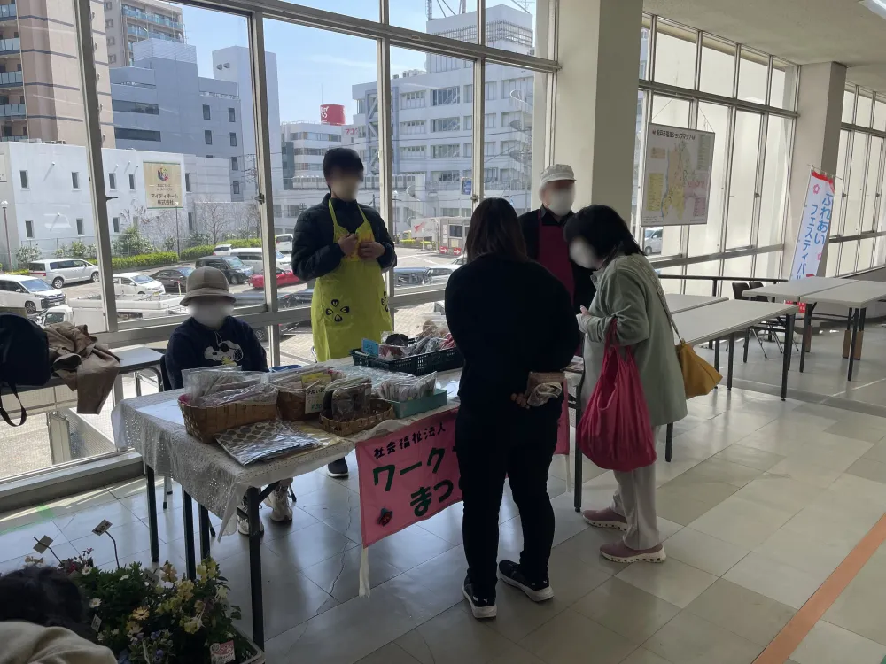 市役所バザーに参加しました（３月）_2